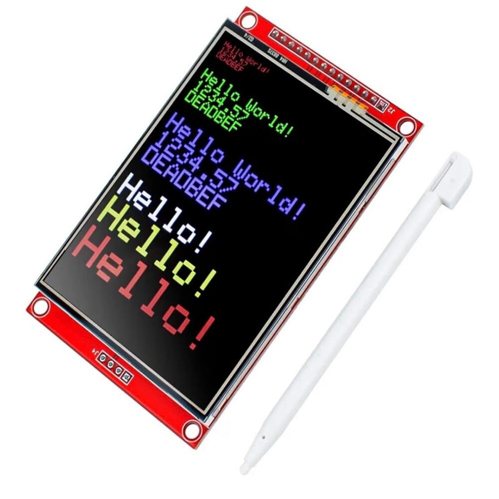 3.2" Red TFT Display with Stylus (A195)
